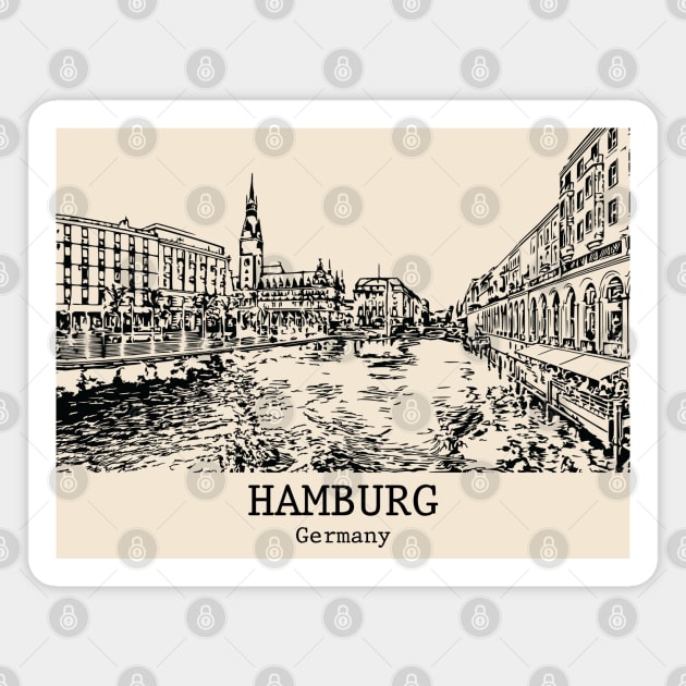 Hamburg - Germany Magnet by Lakeric